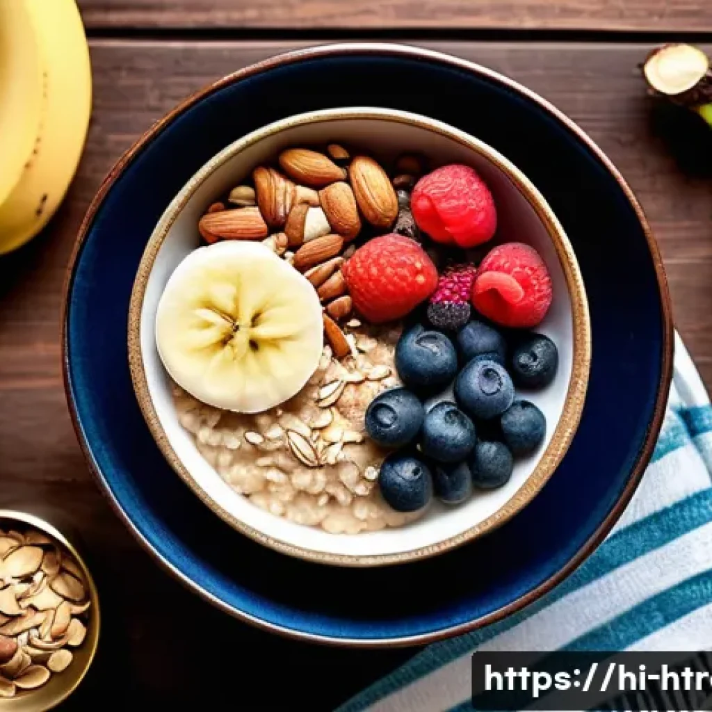 홈트 운동 전후 영양 섭취 - A vibrant and colorful flat lay of healthy pre-workout foods popular among Hindi-speaking individual...